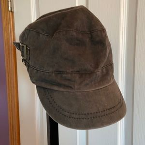 Dark grey army style hat